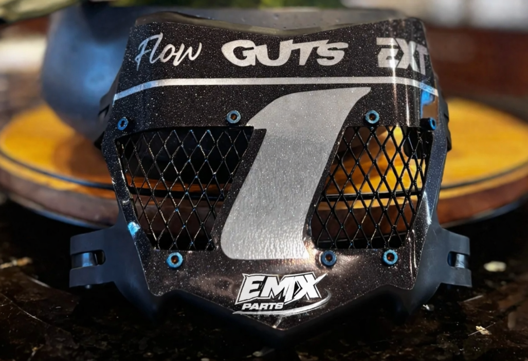 EMX parts vented plate (say your colors and designs at bottom)